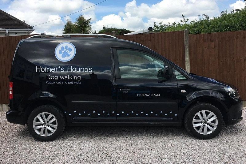  Homer's Hounds VW Caddy Graphics