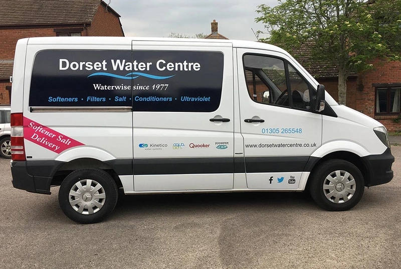 Dorset Water Centre Mercedes Sprinter Graphics