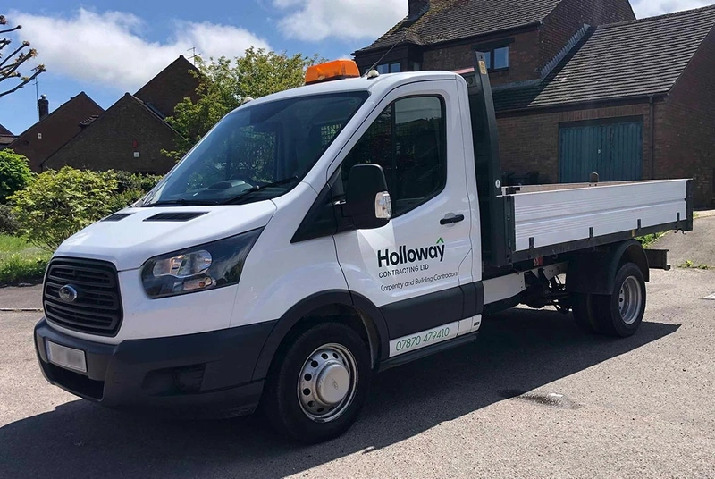 Holloway Contracting Tipper Truck Graphics