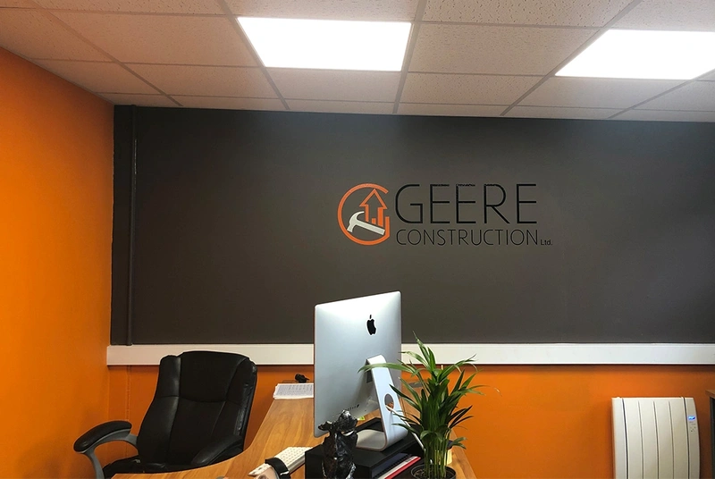  Geere Construction Office Wall Graphics