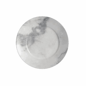 Plate with granite print